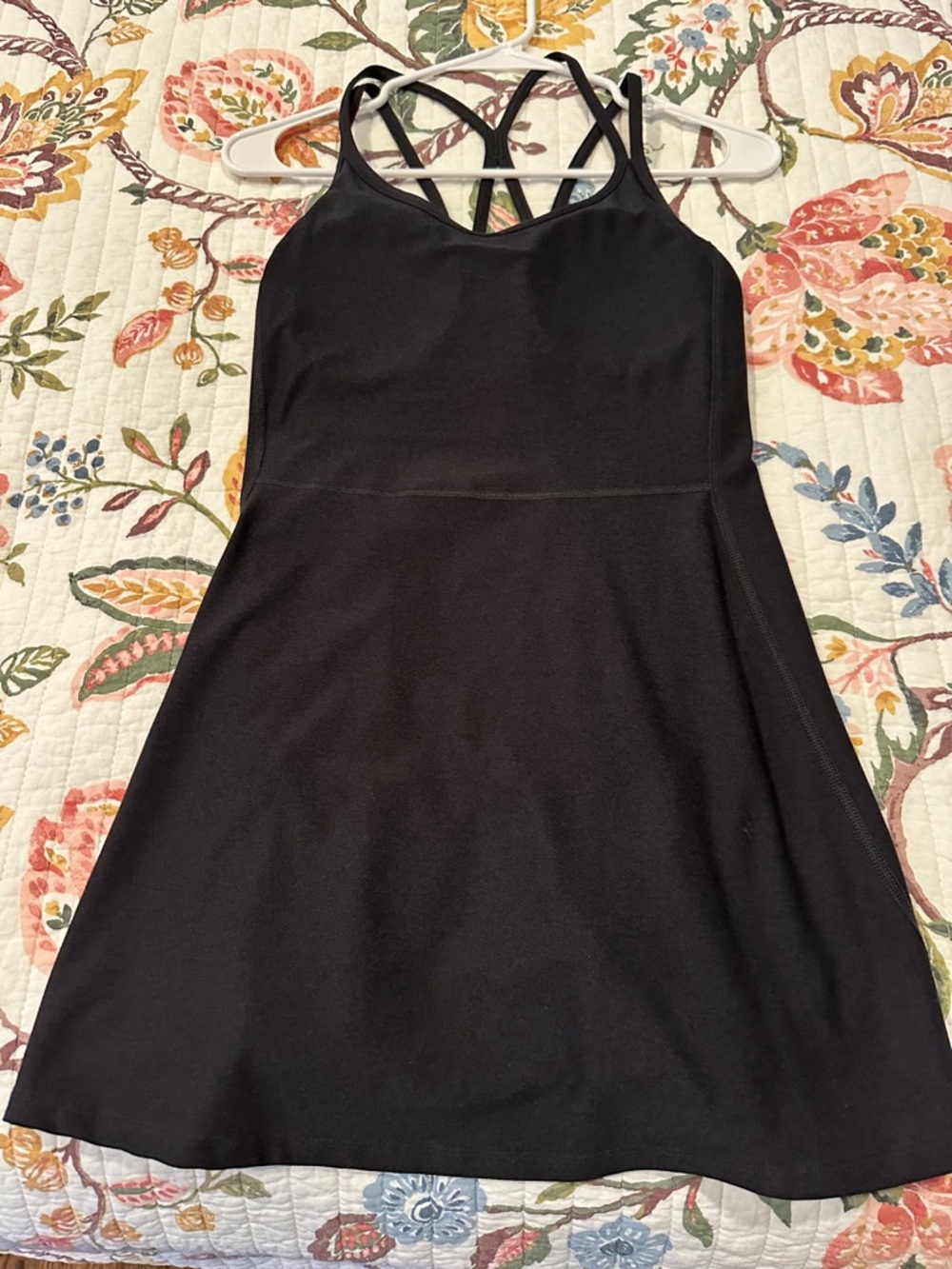 Old Navy Black Athletic Dress with Strappy Back